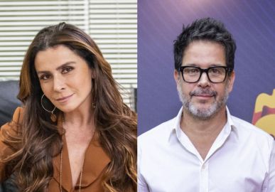 Giovanna Antonelli aparece de surpresa na casa do ex-marido, Murilo Benício, para trabalhar: <i>- A minha está dedetizando</i>