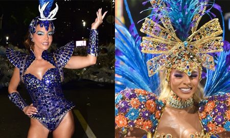 Giovanna Lancellotti e Brunna Gonçalves são destaques do desfile da Beija-Flor