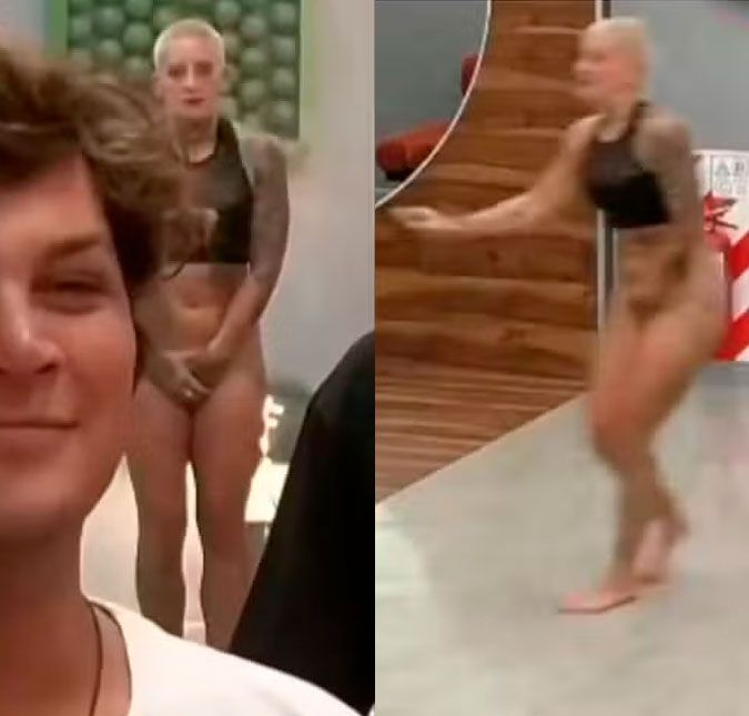Furia Scaglione saiu correndo mesmo estando sem calcinha