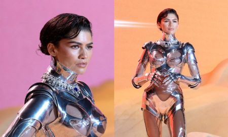 Zendaya surpreende com <i>look</i> robótico em <i>première</i> de <i>Duna 2</i>; veja!