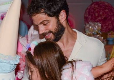 Namorada de Duda Nagle conta como é sua relação com Zoe, filha do ator com Sabrina Sato