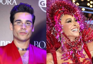 Tá rolando! Nicolas Prattes assume romance com Sabrina Sato no Desfile das Campeãs
