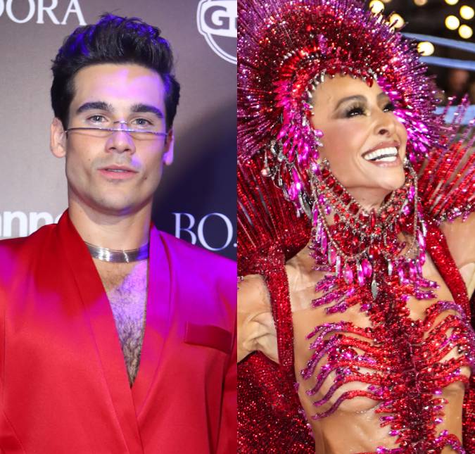 Tá rolando! Nicolas Prattes assume romance com Sabrina Sato no Desfile das Campeãs