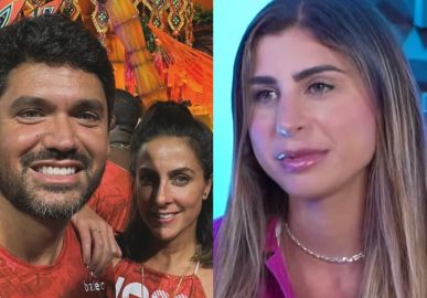 Se encontraram? Após colunista revelar presença de Carol Barcellos e Marcelo Courrege em evento, Renata Heilborn posta vídeo no mesmo local