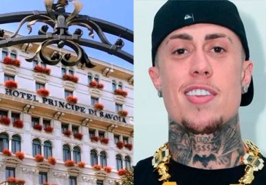 Na Itália, MC Daniel fica no mesmo hotel que Rainha Elizabeth II já se hospedou e relata preconceito no avião