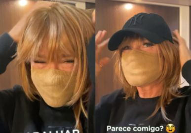 Xuxa Meneghel se disfarça para tentar passar despercebida em navio e faz mistério: <I>Logo mais vocês vão saber</i>