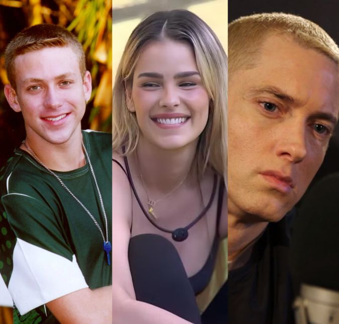 Yasmin Brunet revela que já namorou Cabeção da <I>Malhação</i> por achar o ator parecido com Eminem