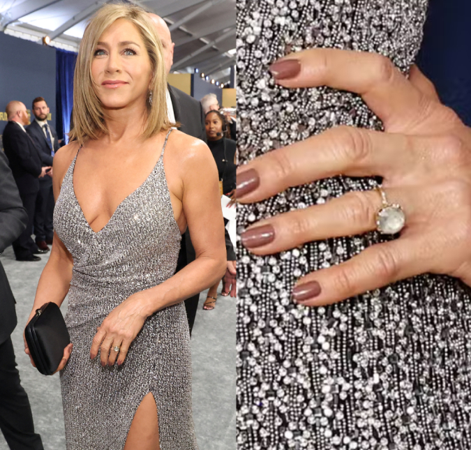 Jennifer Aniston usa anel de diamante e levanta rumores de noivado