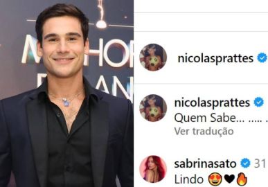 Nicolas Prattes abre álbum de fotos de viagem com Sabrina Sato e ganha elogio da amada