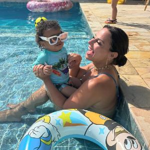 Mãezona! Confira os melhores momentos de Viviane Araújo com filho, Joaquim