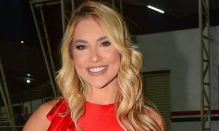 Virginia Fonseca se diverte com momento inusitado em <i>show</i> de Zé Felipe e distribui bebida aos fãs