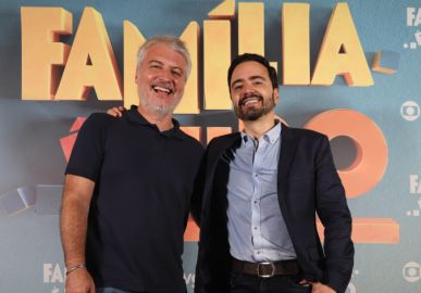 Daniel Ortiz e Fred Mayrink celebram quarto trabalho juntos na novela <I>Família é Tudo</I>