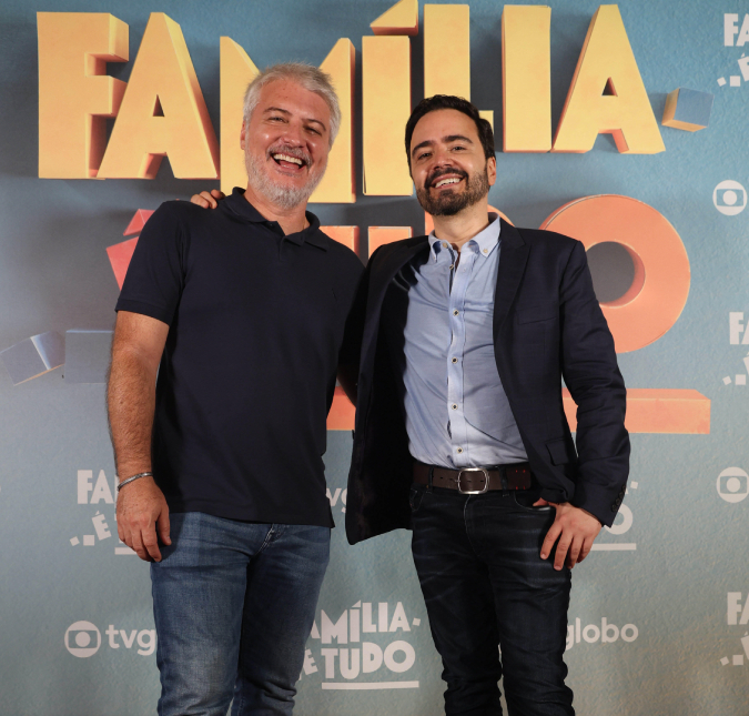Daniel Ortiz e Fred Mayrink celebram quarto trabalho juntos na novela <I>Família é Tudo</I>