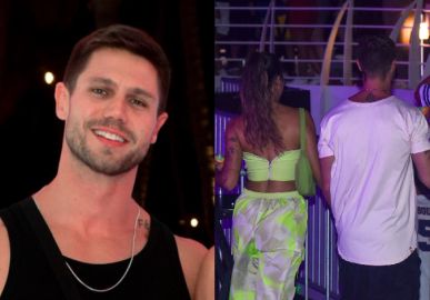 Jonas Sulzbach é visto de mãos dadas com mulher misteriosa no <i>Navio Numanice</i>; veja fotos
