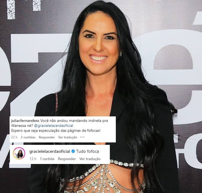 Graciele Lacerda nega que tenha mandando indireta para Wanessa Camargo