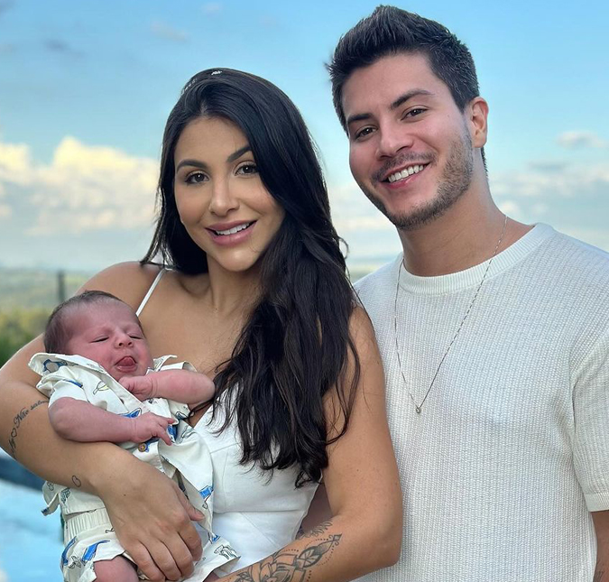 Confira os momentos de Gabriel, filho de Jheny Santucci e Arthur Aguiar