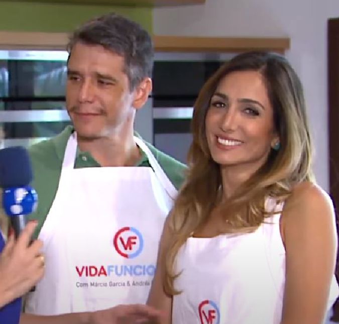 Marcio Garcia revela segredo para casamento duradouro: -Saber ceder um pouco O apresentador é casado há 21 anos com a nutricionista Andrea Santa Rosa