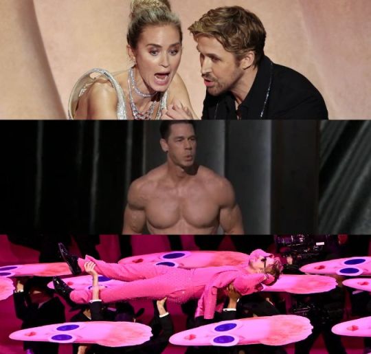 Emily Blunt e Ryan Gosling trocando farpas, John Cena peladão, performance de <I>I'm Just Ken</i>. Veja tudo o que rolou no <I>Oscar 2024</i>