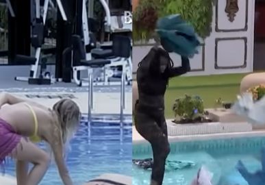 Após mais de 20 anos, cena com roupas jogadas na piscina se repete no <i>BBB</i>