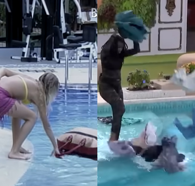 Após mais de 20 anos, cena com roupas jogadas na piscina se repete no <i>BBB</i>