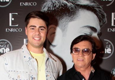 Chitãozinho comenta estreia musical do caçula, Enrico: <i>- É um momento muito feliz para mim</i>