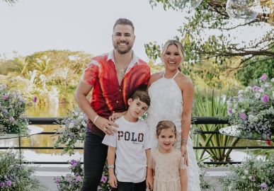 Natália Toscano, esposa de Zé Neto, celebra 33 anos de idade ao lado da família e amigos
