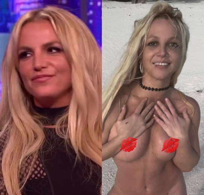 Britney Spears publica fotos sensuais e apaga logo em seguida