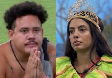 Lucas Henrique imita Pitel e Fernanda reage: <i>Apaixonadíssimo</i>. Veja tudo o que rolou na madrugada do <i>BBB24</i>