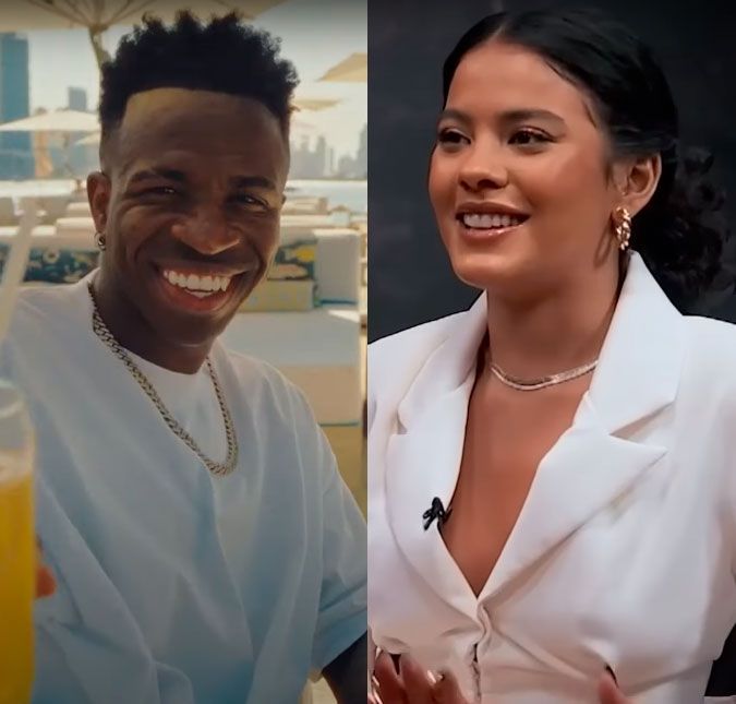 Após Vini Jr. deixar comentário em publicação de Bella Campos, internautas reagem: Atacante nato A interação levou os fãs à loucura