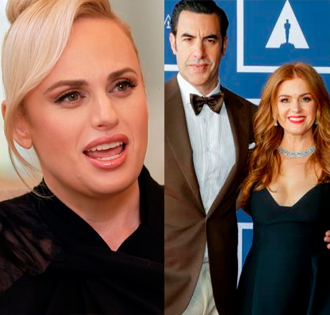 Divórcio de Isla Fisher e Sacha Baron Cohen teria sido por conta das denúncias de Rebel Wilson, diz amigo