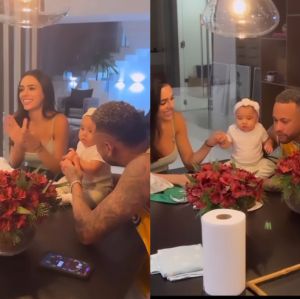 Bruna Biancardi e Neymar Jr. celebram juntos sexto mesversário de Mavie