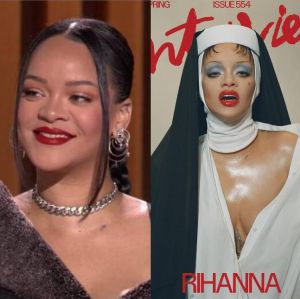 Rihanna abre jogo sobre maternidade e causa polêmica ao posar vestida de freira <i>sexy</i>