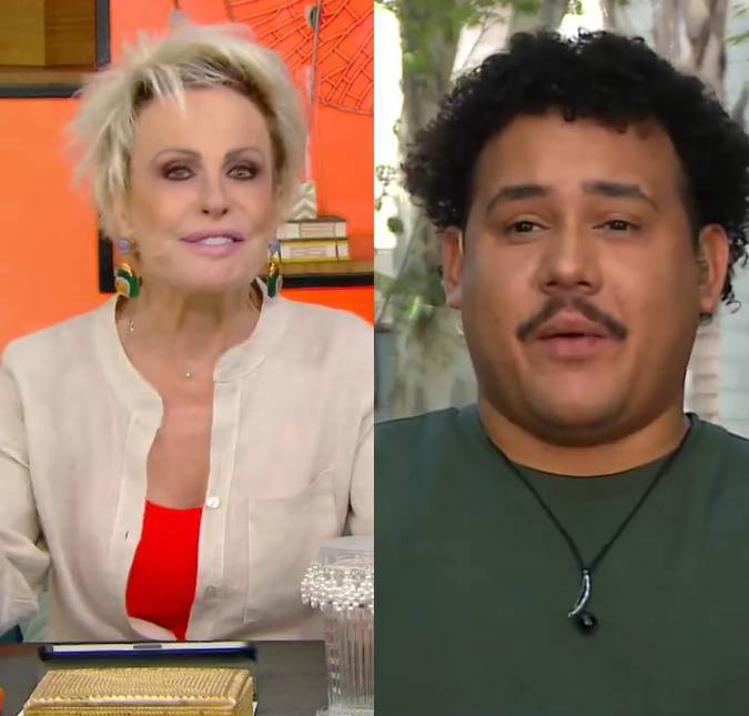 Ana Maria Braga se desculpa ao vivo com Lucas Buda sobre comentário no <i>Mais Você: Usei uma expressão imprópria</i>