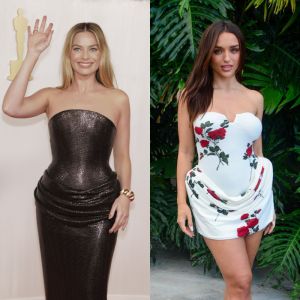 Vestido que imita estátuas das deusas romanas? Margot Robbie e Rafa Kalimann já entraram na tendência - você usaria?