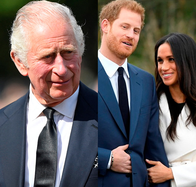 Rei Charles III não vê a hora de se reconciliar com Príncipe Harry e Meghan Markle