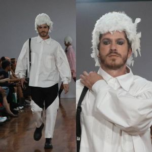 Com presença de Caio Paduan, Silvério desfila nova coleção na <i>SPFW N57</i>