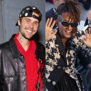 Justin Bieber e filho de Will Smith surpreendem com intimidade e beijo no pescoço durante o <i>Coachella 2024</i>; veja!