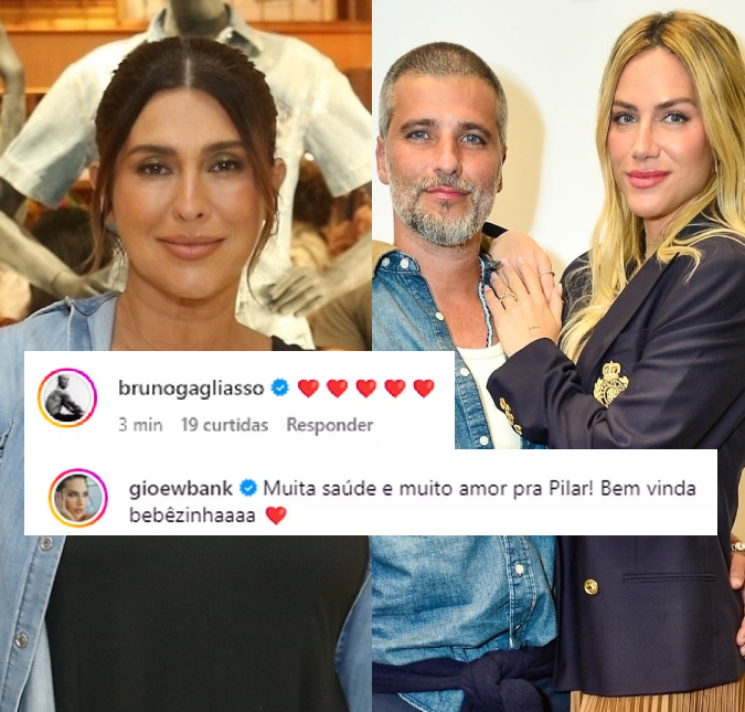 Após polêmica, Giovanna Ewbank e Bruno Gagliasso parabenizam Fernanda Paes Leme pelo nascimento da filha: <i>Bem-vinda, bebezinha</i>