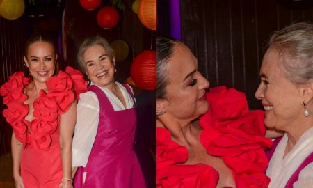 Ao lado de Regina Duarte, Gabriela Duarte celebra aniversário de 50 anos de idade