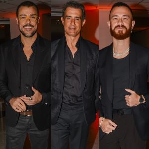 Joaquim Lopes, Marcos Pasquim, Fred... Famosos marcam presença em desfile em São Paulo