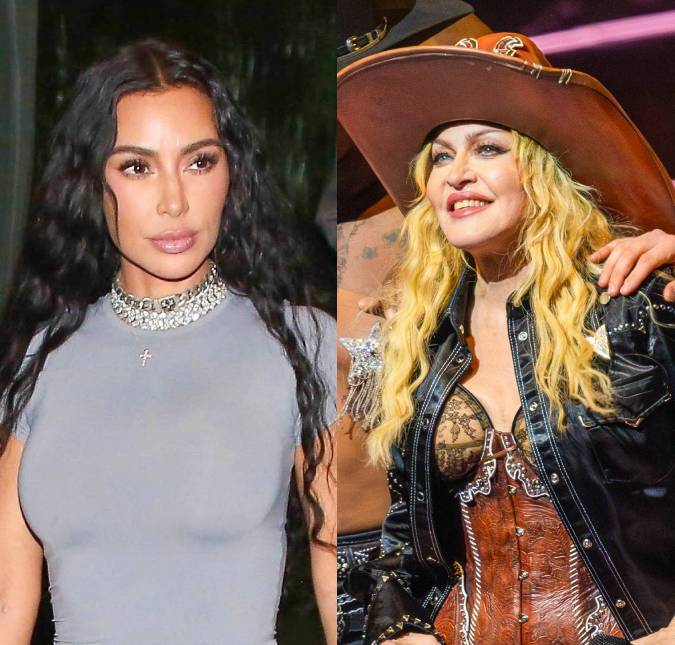 Kim Kardashian entrega que era passeadora de cães de Madonna: <i>- Em troca de suas joias</i>