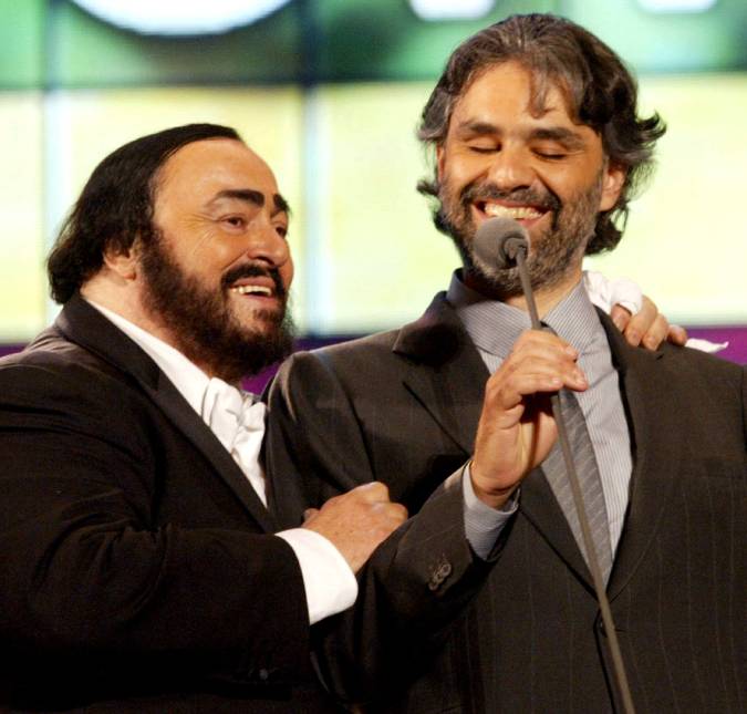 Luciano Pavarotti se encantou por Andrea Bocelli e foi fundamental no início da carreira do tenor; saiba mais sobre a amizade deles!