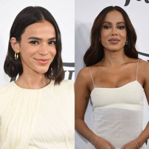 Bruna Marquezine homenageia Anitta em evento internacional: <i>- Sua influência transcende fronteiras</i>