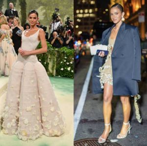 Bruna Marquezine mostra bastidores de sua estreia no <i>MET Gala</i>; atriz usou um segundo vestido para o <i>after party</i>