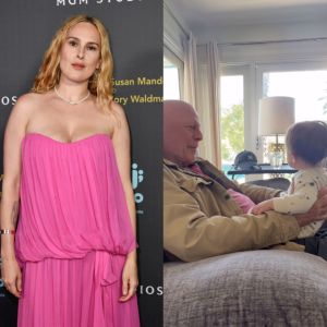 Rumer Willis compartilha momento fofo da filha com Bruce Willis