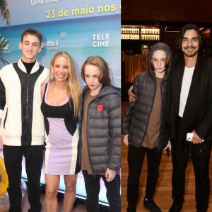 Danielle Winits recebe apoio de André Gonçalves e dos filhos em pré-estreia do filme <I>De Repente, Miss</I>