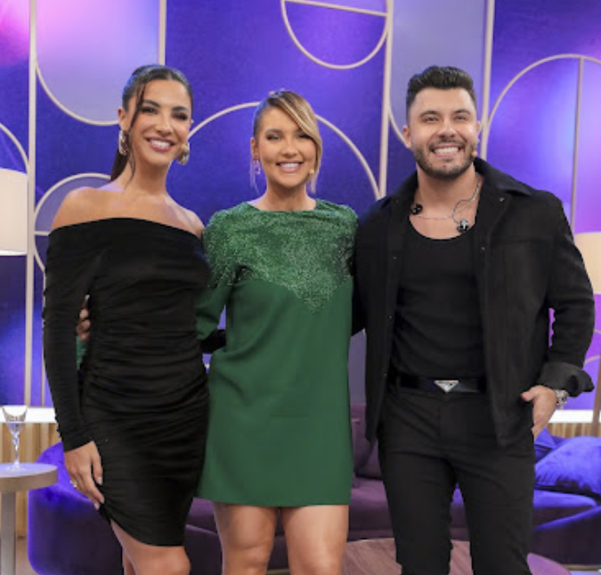 Durante gravação do <I>Sabadou com Virginia</I>, Murilo Huff e Gabriela Versiani revelam como se conheceram: <I>- Em Fernando de Noronha</I>