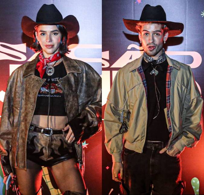 Após evento pré-Carnaval, Bruna Marquezine e João Guilherme marcam presença no <i>São Juão</i>