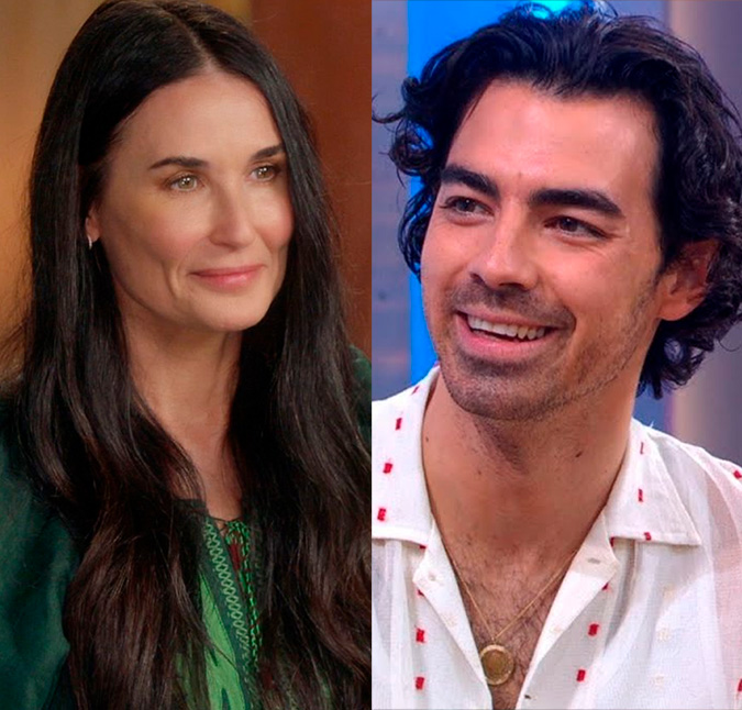 Novo casal? Demi Moore e Joe Jonas flertam em Cannes e algo pode estar rolando, diz jornal
