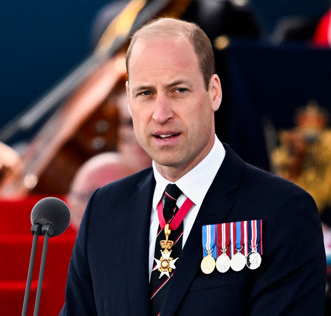 Em evento, Príncipe William fala sobre estado de saúde de Kate Middleton e declara: <i>- Ela teria adorado estar aqui hoje</i>